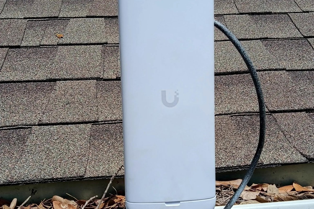 Outdoor business wireless access point installed by Armada